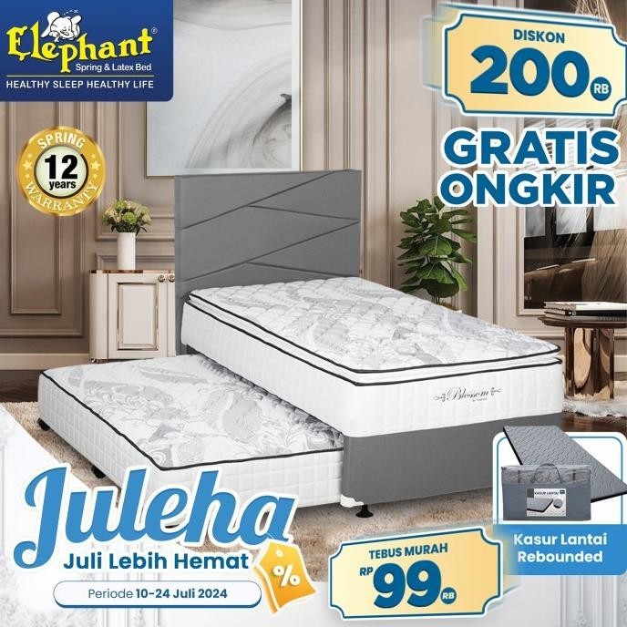 Kasur Springbed 2 In 1 Blossom Elephant ,