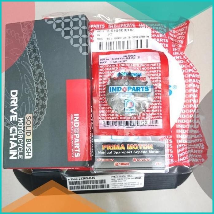 GEAR SET CB150R CBR 150R NEW INDOPART GIR SET CB150R STREET INDOPARTS