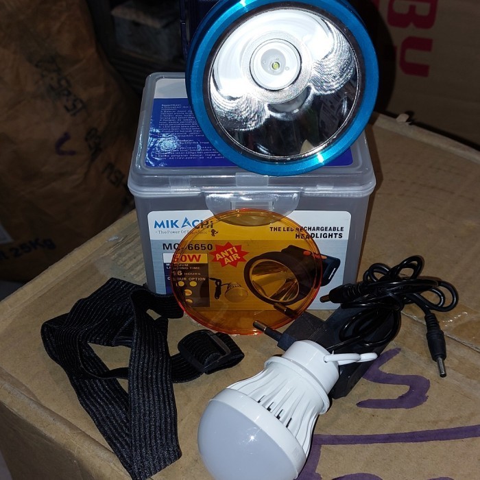SENTER KEPALA 50 WATT TERANG MIKACHI