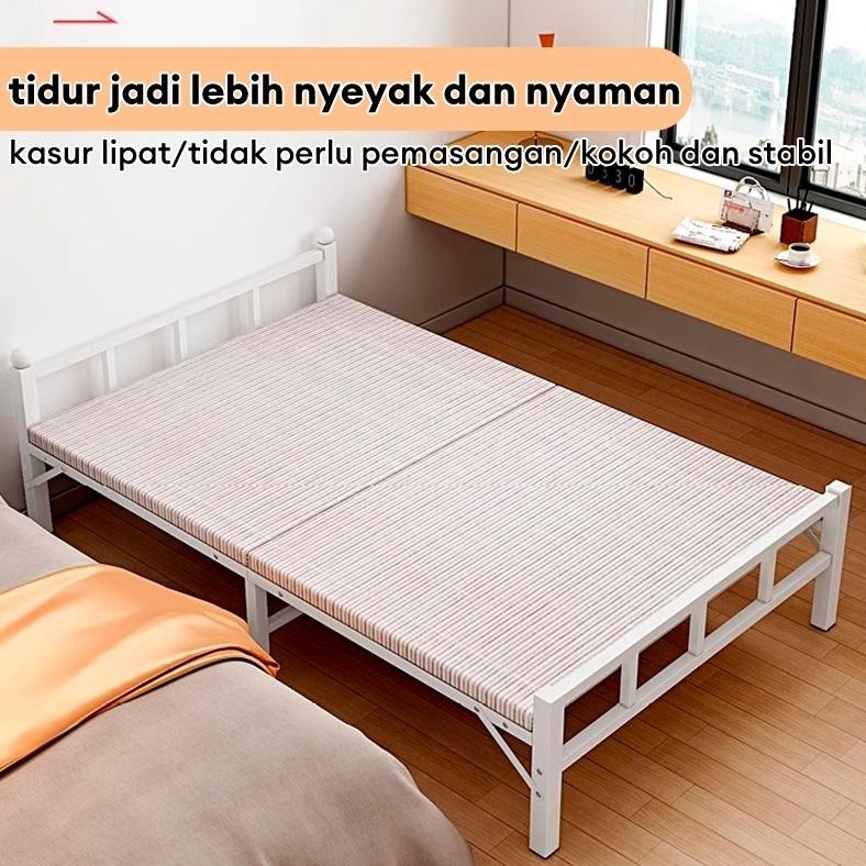 Ranjang Lipat Kasur Lipat Folding Bed Kasur Lipat Ranjang Lipat Folding Bed Portable