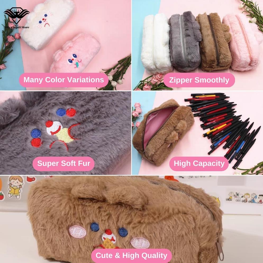 

Sale Kotak Pensil Alat Tulis Anak Motif Karakter Lucu Bahan Bulu Lembut Kapasitas Tinggi - Pencil Case Ter-46