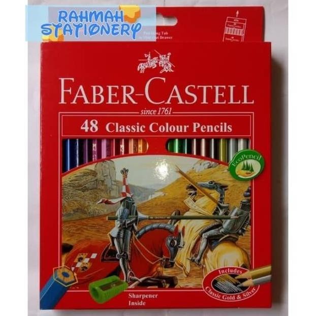 

Hemat Pensil Warna 48 / Classic Colour Pencils 48 Faber Castell Tw39