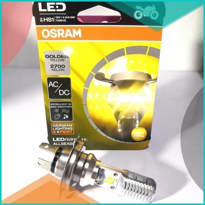 Bohlam Lampu Depan LED Osram motor H4/HS1 KUNING Vixion R15 Mx ing 8JV