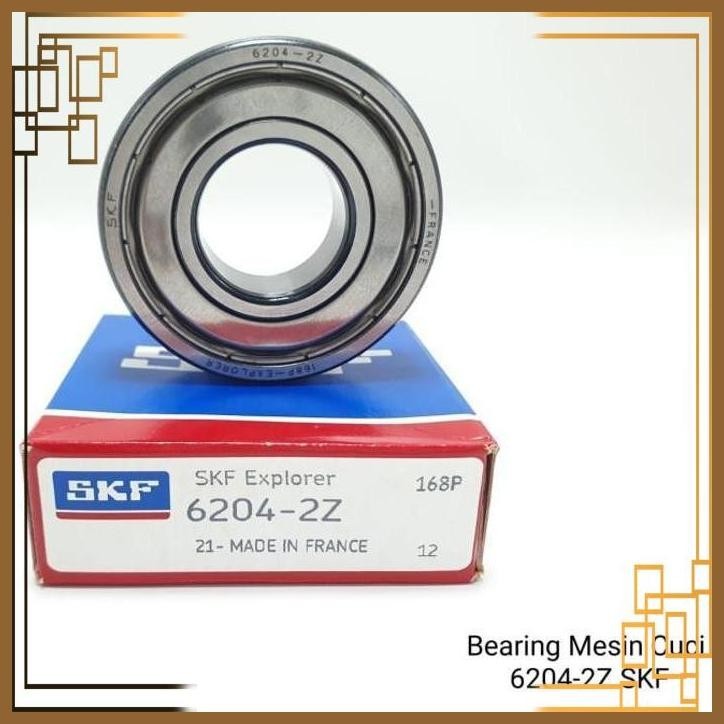 [PLR] Bearing / laher mesin cuci 6204-2Z SKF