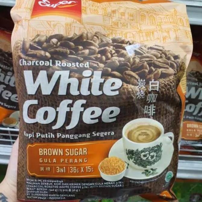 

Super White Coffee Brown Sugar 3In1 Charcoal Roasted