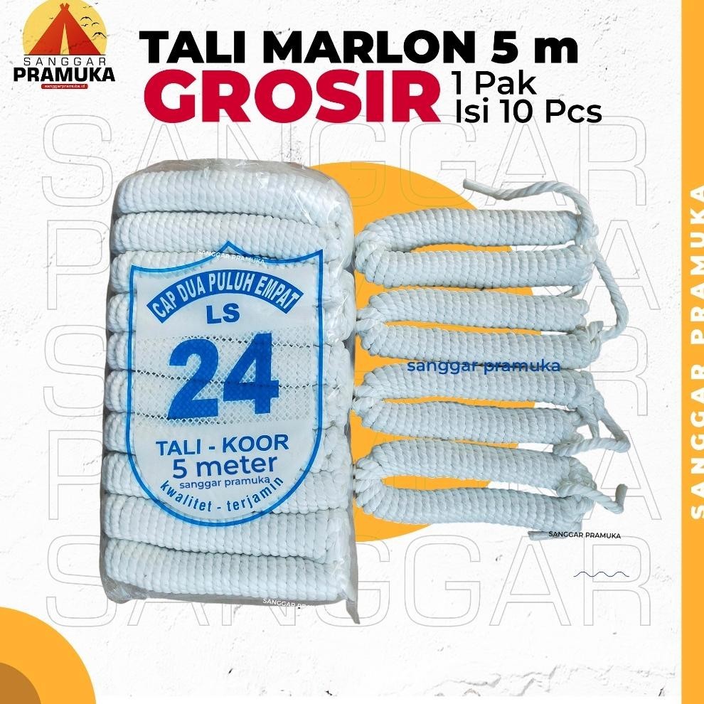 

Diskon [1 Pak] Tali Marlon 5 Meter / Tali Pramuka Marlon 5 Meter / Tali Pramuka 5 Meter Murah