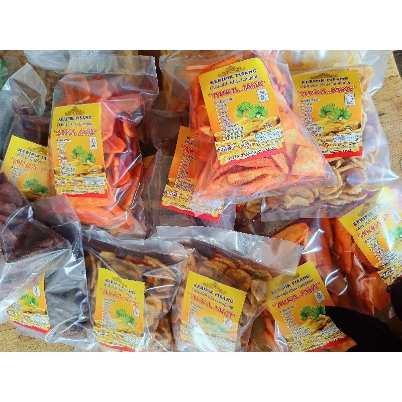 

PAKET BUNDLING (5PCS) KERIPIK PISANG KEPOK ANEKA RASA 200 GRAM ASLI PALEMBANG