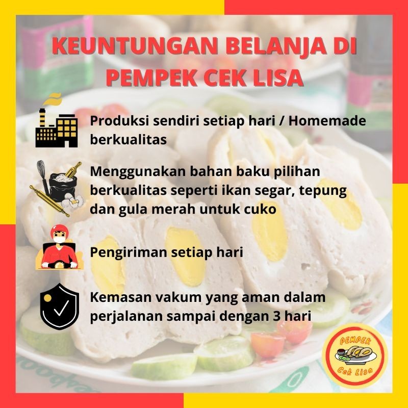 

PEMPEK PALEMBANG KULIT CRISPY + CUKO ASLI PALEMBANG