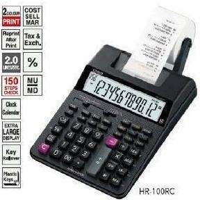 

Casio HR-100RC - Kalkulator Print Struk/Calculator Printing 100 RC