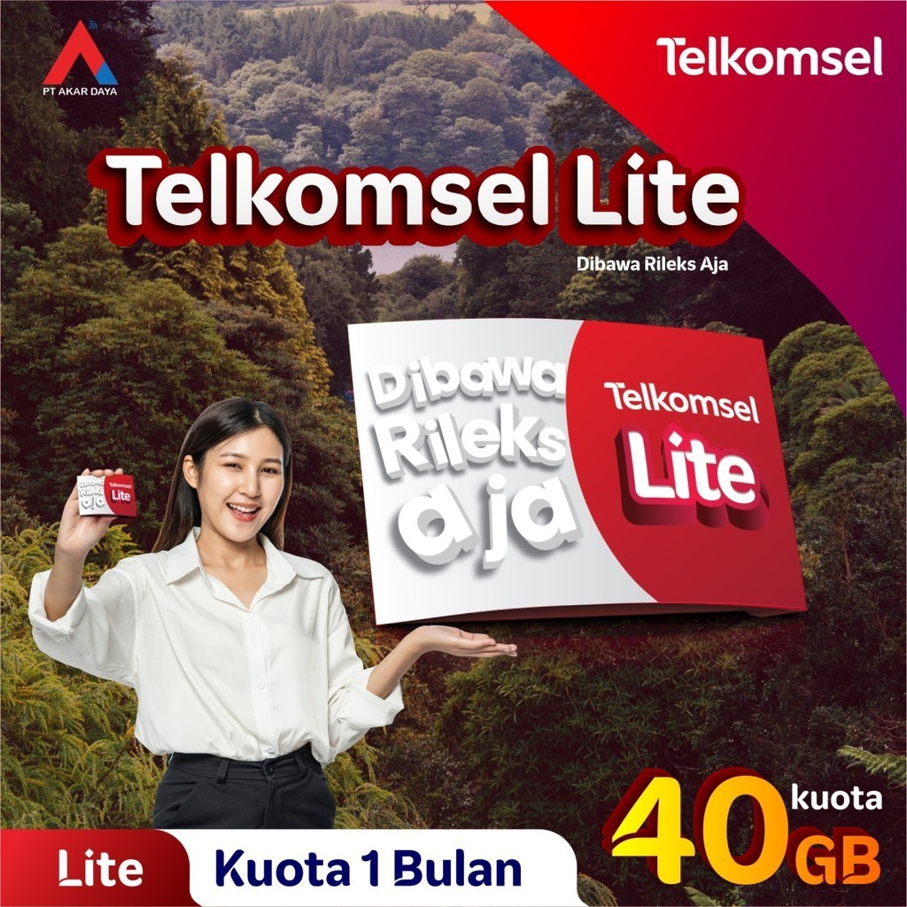 PERDANA TELKOMSEL 40GB - TELKOMSEL LITE 40GB