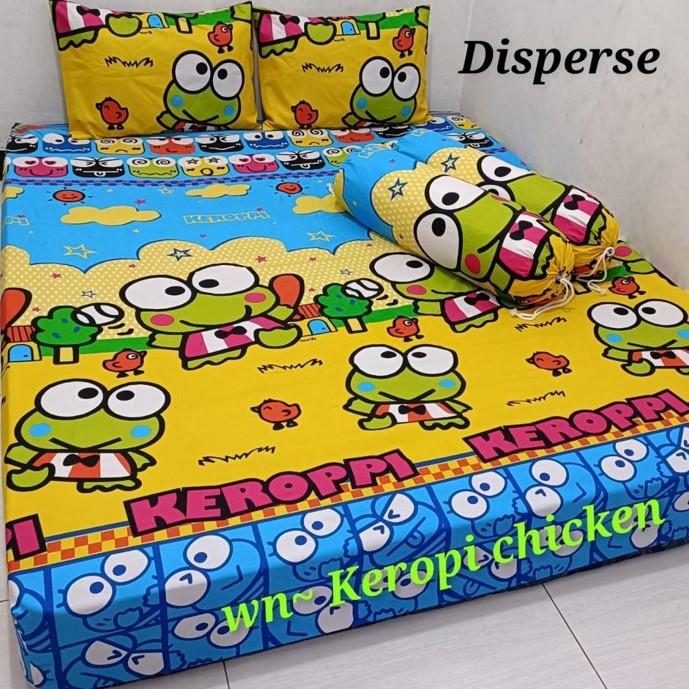 Promo Sprei Karakter Spongebob Bts 21 Minnie Pink Kupu Kupu Uk 120/160/180 Nld-1419