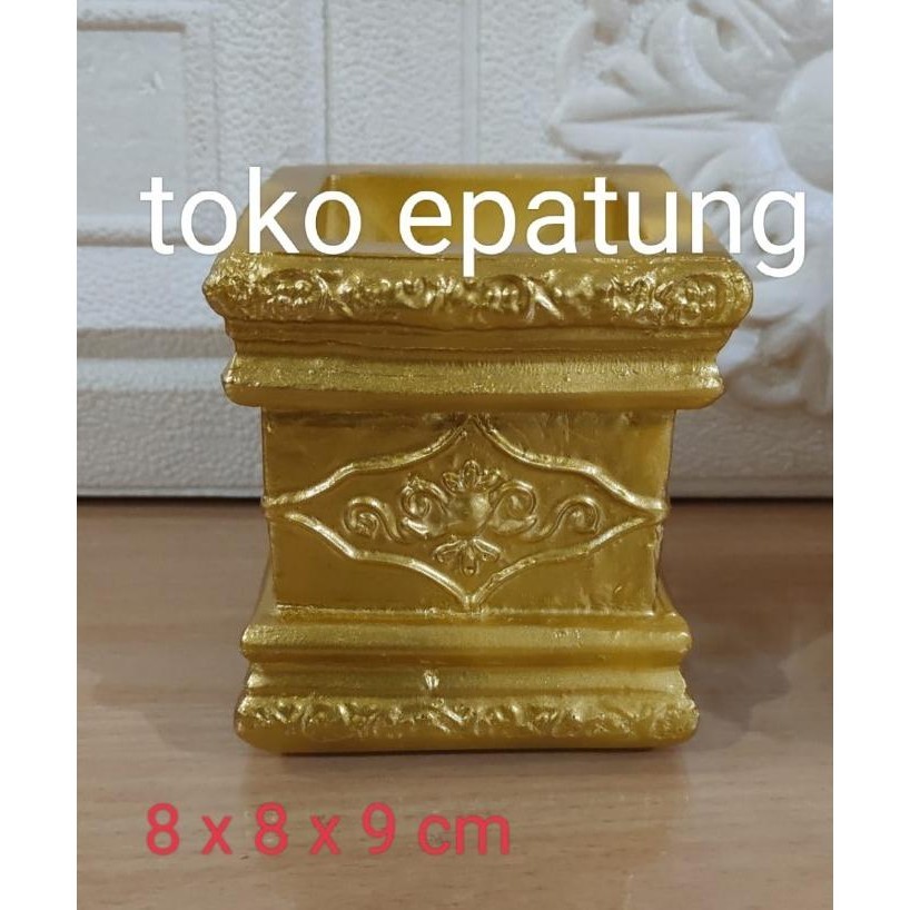 

Special Price!! Stamp Pad Tinta / Stempel Merah / Bantalan Stempel Dewa - Fiber - Emas