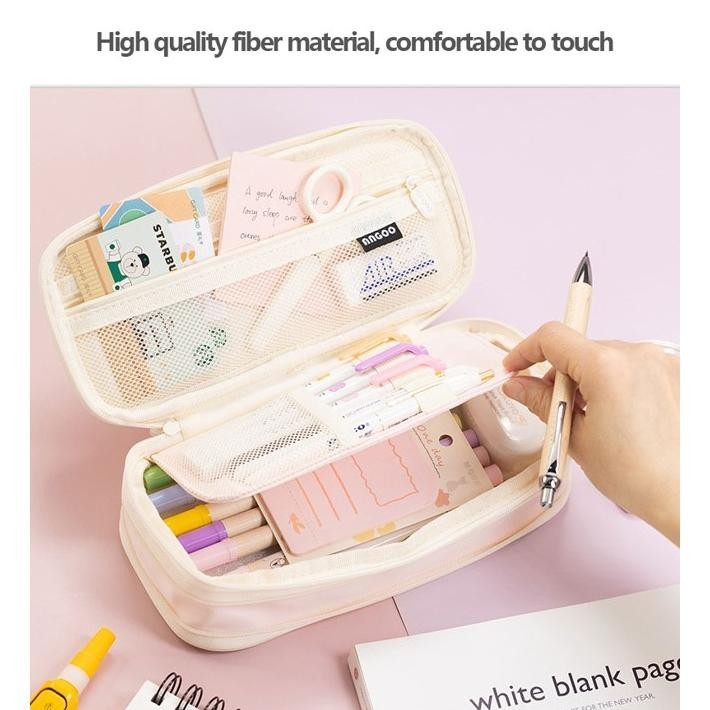 

Murah Kotak Tempat Pensil Pencil Case Pouch Tas Kosmetik Make Up Angoo Travel Bag Fx-4