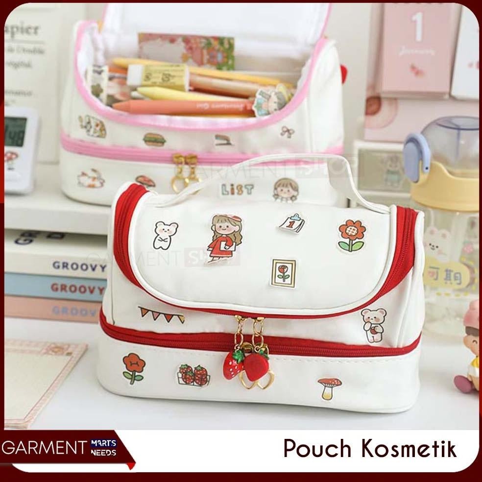 

Siap Kirim Tempat Pensil Anak Import Lucu Pencil Case Korea Travel Make Up Pouch Diy Sticker Serbaguna Stiker Kelinci Beruang Xct-2328