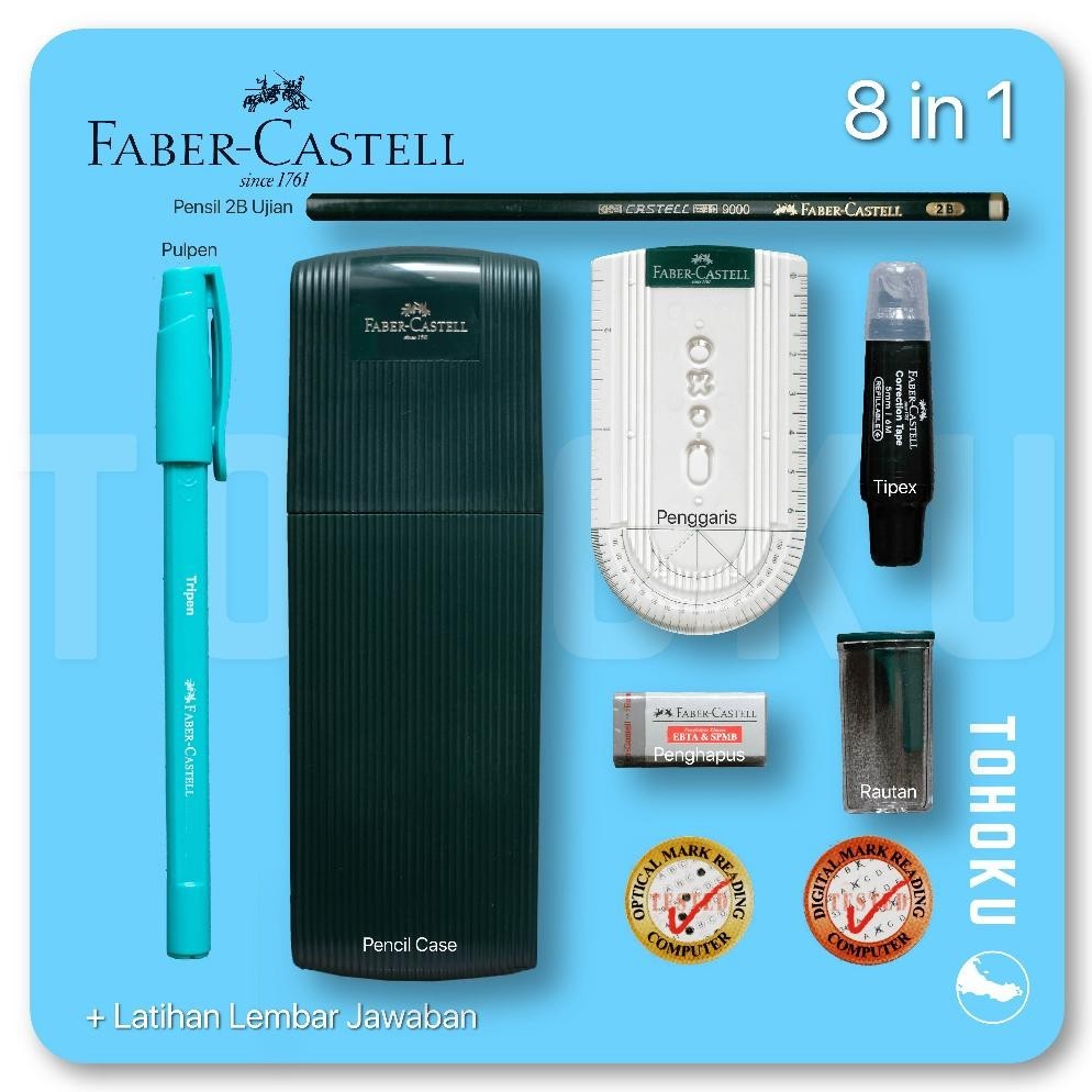 

Murah Tempat Pensil Faber Castell - Paket Ujian Mantap - Faber Castell Exam Set Tg-342