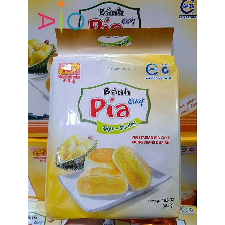 

Banh Pia Chay Pia Vietnam | Bakpia Durian Vegetarian 480g NS