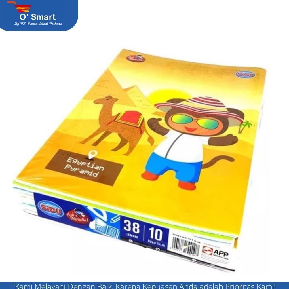 

UFO-2025 SIDU Buku Tulis Sinar Dunia 38 Lembar (1 Pack Isi 10 Pcs) Viral