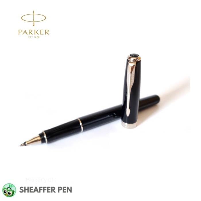 

Parker Sonnet Black Laque with Chrome Trim Rollerball