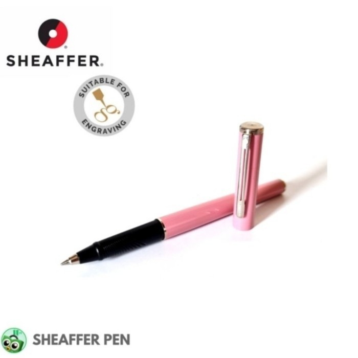 

Sheaffer Agio Frosted Pink Featuring Nickle Plate Trim Rollerball