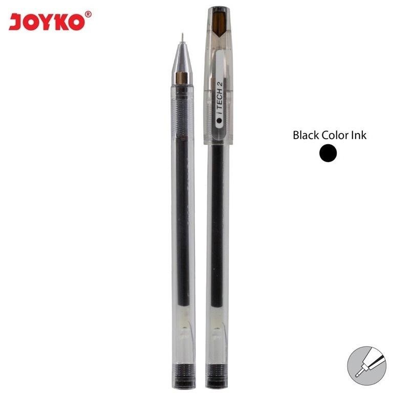 

If56 (1pcs) Pulpen/Gel Pen Hi-Tech Pulpen Joyko GP-266 iTech 2 0.28 mm untuk nulis kitab Premium