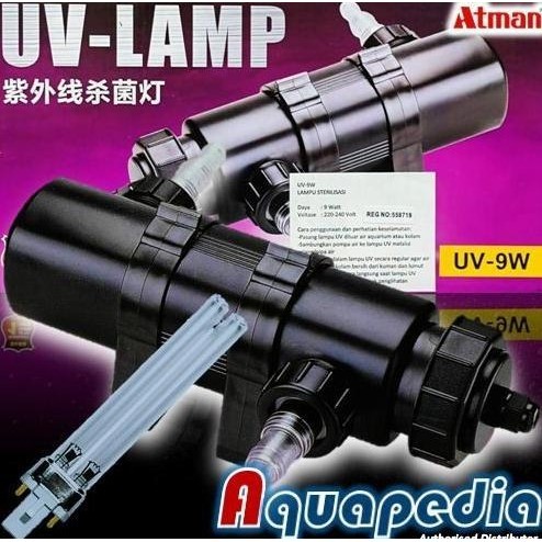Tersedia Atman Uv9W Uv Clarifier Lamp