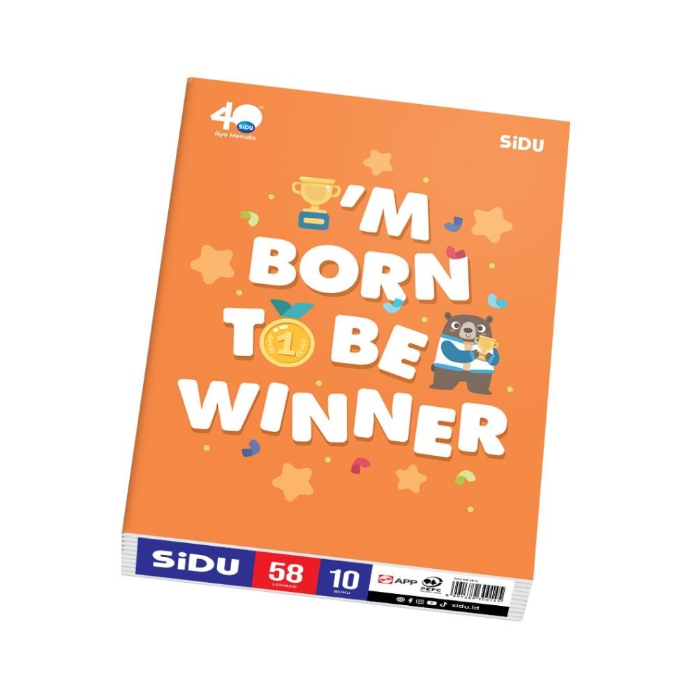 

Me41 [BMS Tangerang] SiDU Buku Tulis 58 Lembar Murah