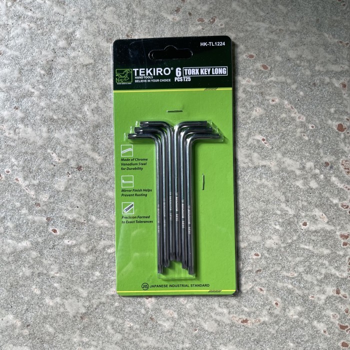 Kunci L Bintang T25 TEKIRO Torx Key Long T25