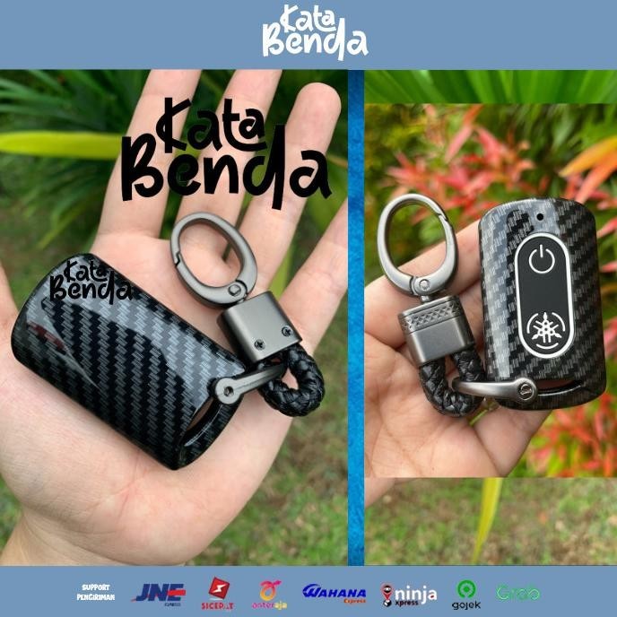 Cover Remote Carbon Yamaha Nmax Aerox Connected Kunci Xmax Keyless