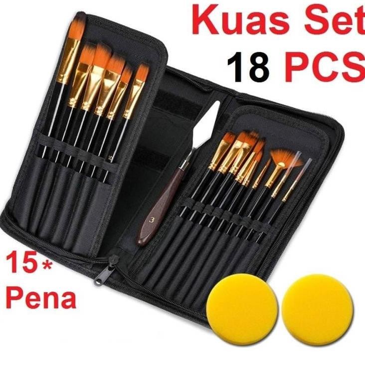 

Promo Art Brush Set Kuas Lukis Brs-12 Set Kuas Alat Lukis Set Lengkap Mixing Knife Murah Berkualitas Original