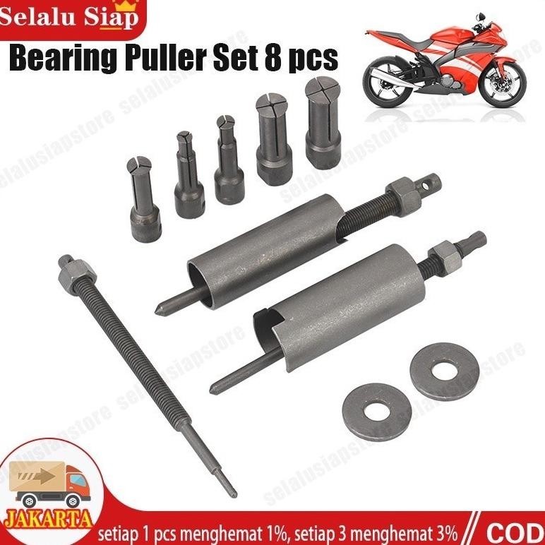 Sale 8 Pcs  Treker Bearing Puller Set - Treker Bearing Tanam - Treker Lepas Bearing Dalam - Separato