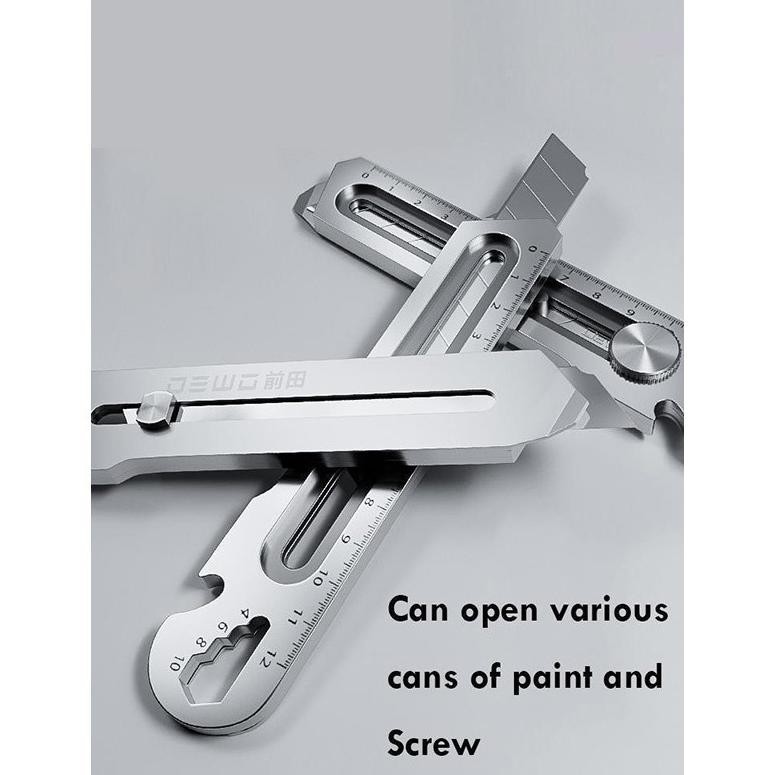 

COD 6in1 Pisau Cutter 18mm multifungsi baja cuter besi stainless besar 5pc mata pisau cutter pisau pemotong kertas fgs-3