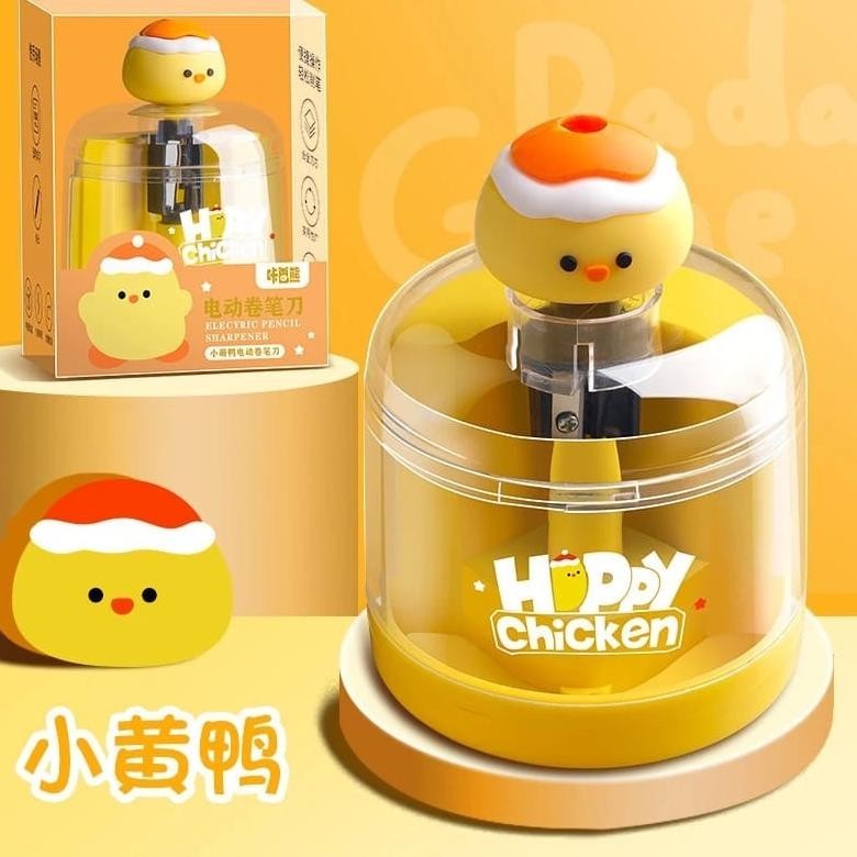 

ORIGINAL Rautan Pensil Elektrik Otomatis Putar Sendiri Karakter Lucu Serutan Electric Pencil Sharpener Auto Cute df-7