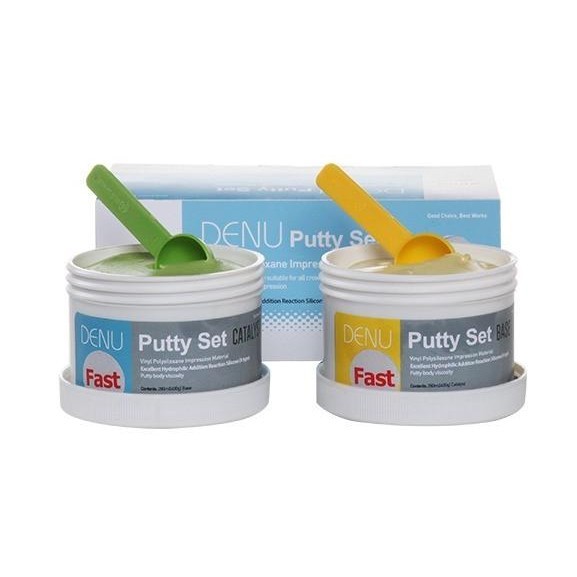 DENU PUTTY SET / Double Impression / Rubber base / Dental Putty