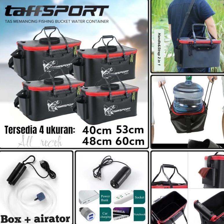 PROMO box pancing/kotak pancing/box pancing udang idup/pancing/tas pancing/box pancing 40cm -28