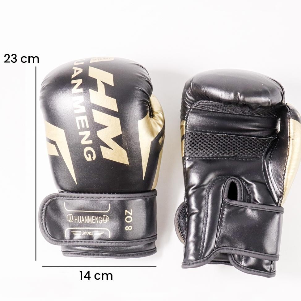 stok Sarung Tinju MMA UFC Boxing Muay Thai Glove HUANMENG - AHM01 TERLARIS