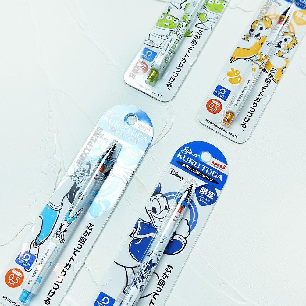 

VIRAL Uni Kuru Toga Auto Lead Rotation Mechanical Pencil - 0.5 mm - Disney NEW gj-46