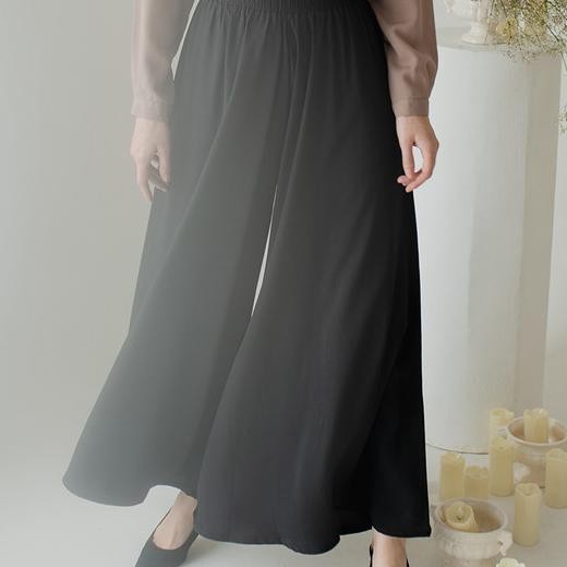 Sahara Aska Label - Celana Kulot Wanita Lebar Pinggang Full Karet