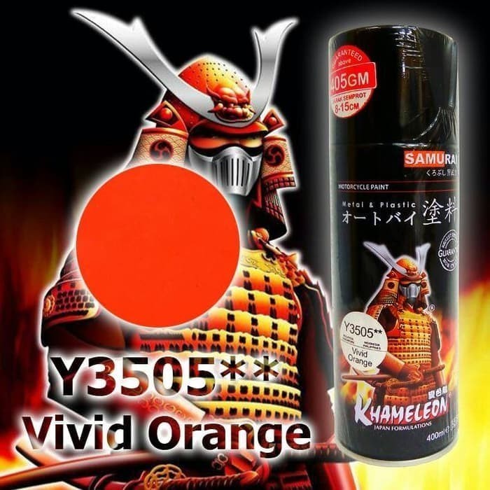 Samurai Paint Vivid Orange Y3505 Cat Samurai Pilok Samurai Orange