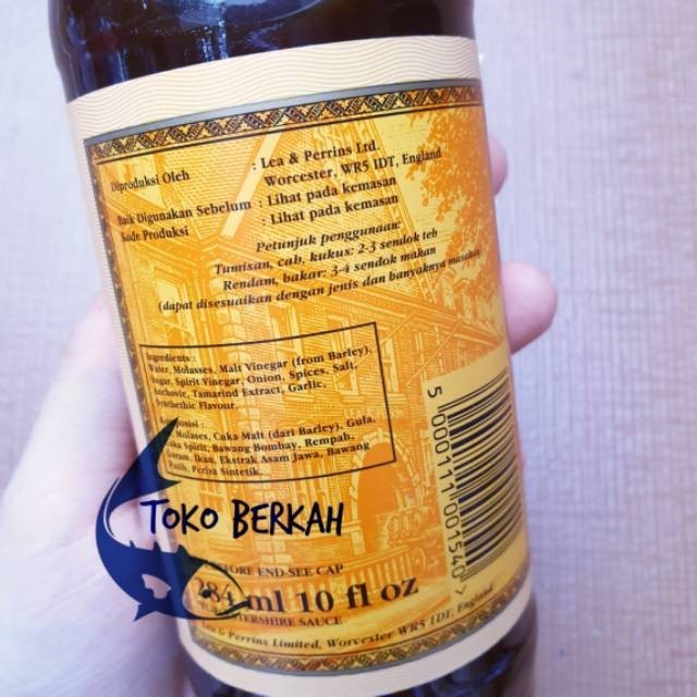 

Lea & Perrins Sauce English 284ml / Saus Kecap Inggris Worcestershire