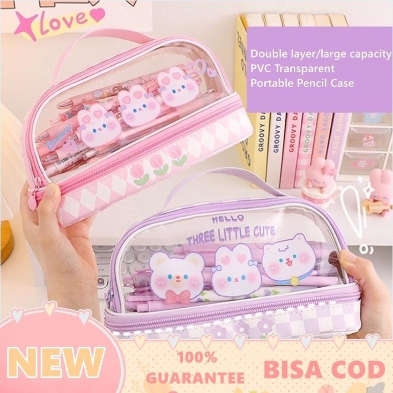 

Ybw-2429 Kartun Kecantikan Tinggi Bag Pen Kapasitas Besar Bag Pelajar Tangan Pen Bag Pen Storage Bag Manis Makeup Kotak Stationery Best Seller