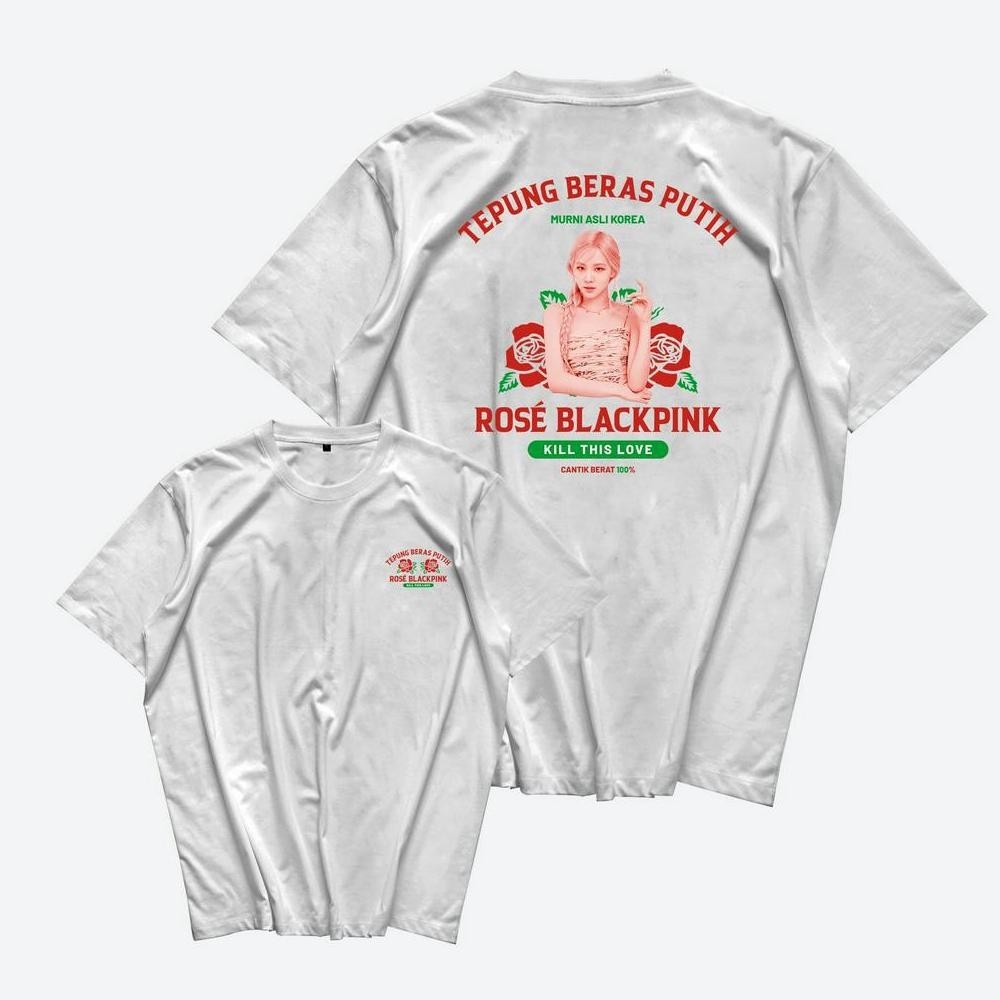 Terlaris Kaos Tepung Rose Brand Rose Blackpink Cotton 24S Premium
