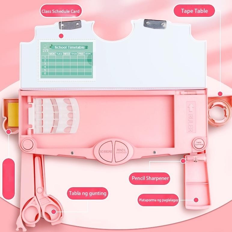 

COD Tempat pensil untuk anak perempuan/Kotak Pensil Pola Kartun Rautan Kapasitas/ Tempat Pensil Multifungsi Motif jg-8