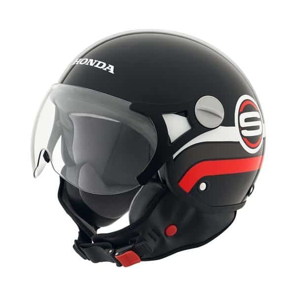 Helm Cewek Scoopy Classic S20 Hitam Sporty