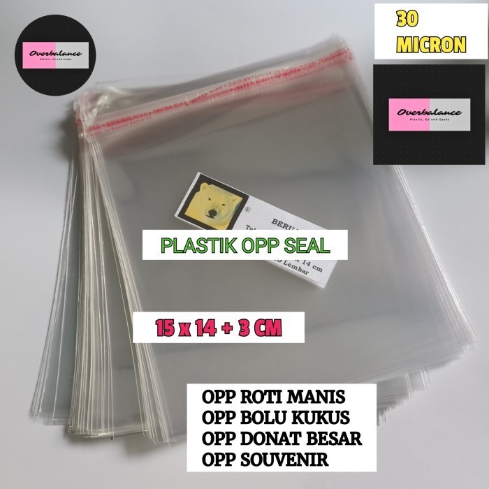 

TERMURAH Plastik OPP 15 x 14 cm - OPP Plastik Bolu Kukus Besar - Cd Digipak