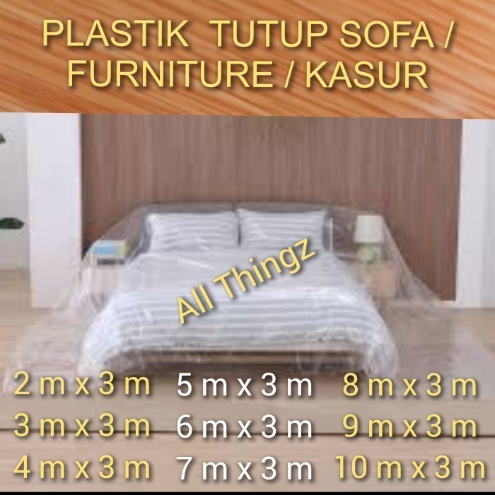 

JUAL Plastik PE Cor Bening Lebar 3 Meter