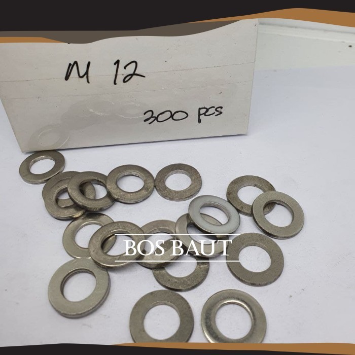 Ring Plat Stainless Steel SS304 - Washer Plat Stainless M12