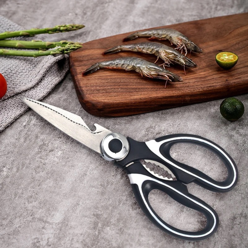 

Gunting Daging Dapur Serbaguna Sayur Potong Tulang Ayam ikan Buka Botol Stainless Steel