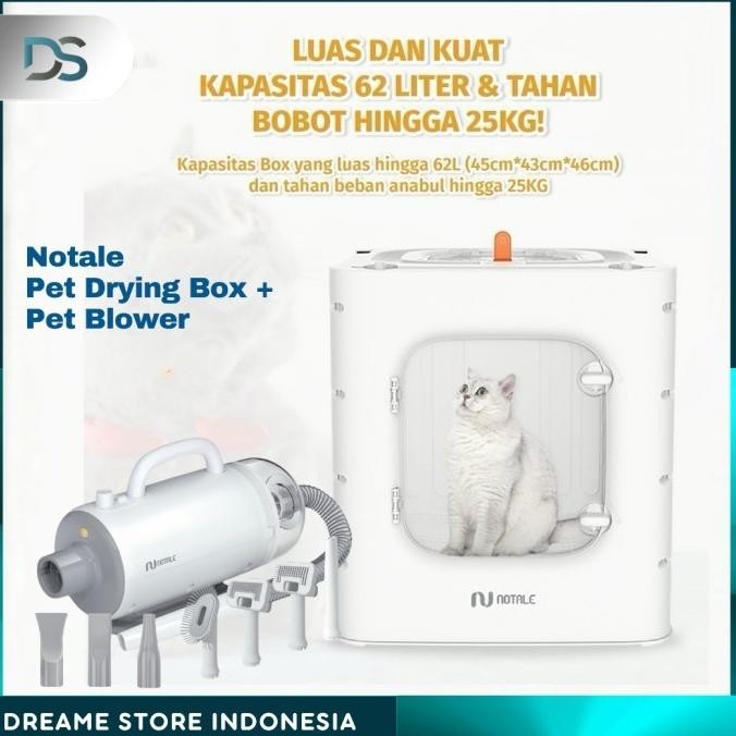 NTL PET BLOWER + DRYING BOX GROOMING SET