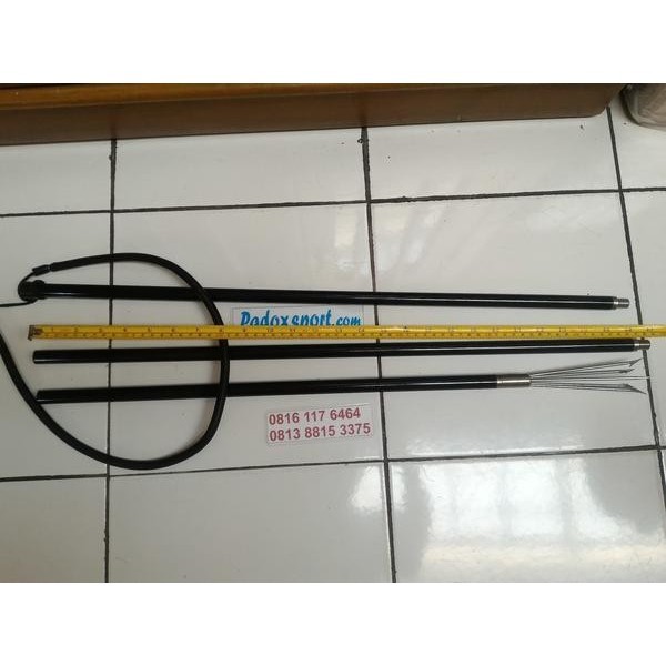 POLE SPEAR ALMUNIUM 2M / PRONG POLESPEAR 2M / TOMBAK IKAN 1 ULASAN
