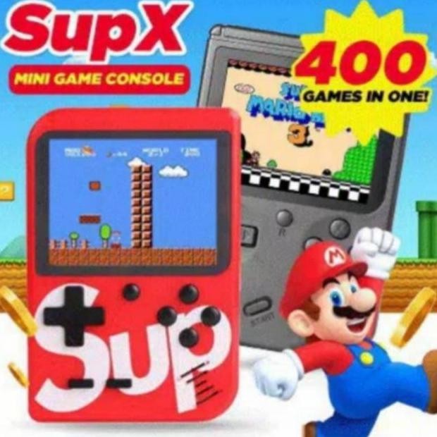BisaCod Game Boy Gameboy Retro Mini Fc 400 In 1 Sup Games Box Mainan Anak Ori Terlaris